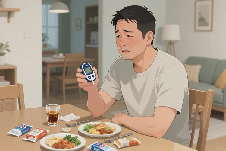 32岁晚餐血糖24.8是怎么回事(图1)