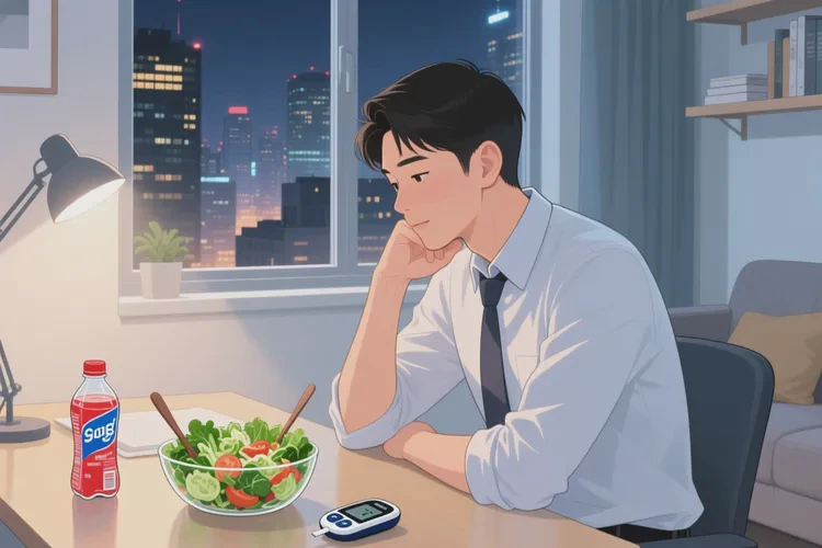 32岁晚餐血糖23.4是怎么回事(图3)