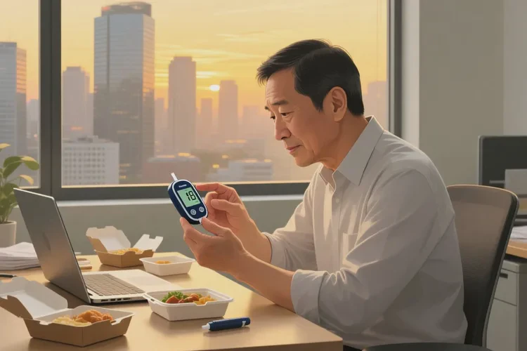 32岁中餐血糖12.1是怎么回事(图1)