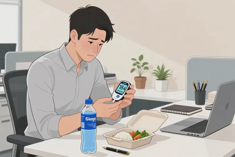 32岁中餐血糖18.4是怎么回事(图2)