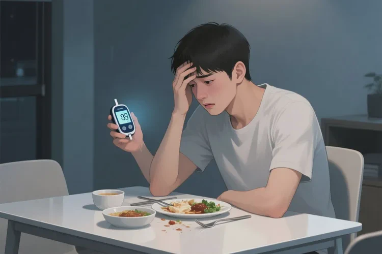 32岁晚餐血糖20.3是怎么回事(图1)