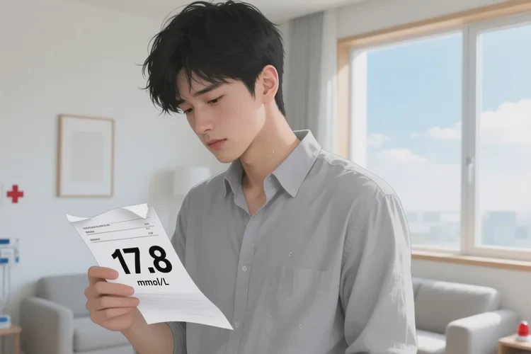 32岁餐后血糖17.8是怎么回事(图1)