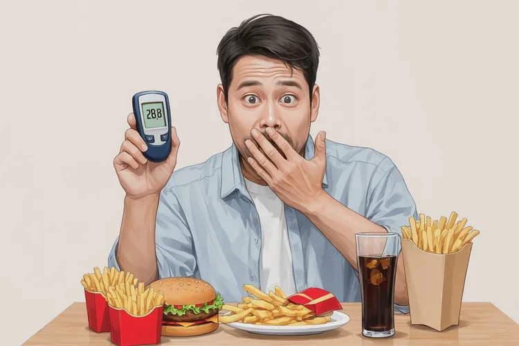 37岁中餐血糖28.8是怎么回事(图1)