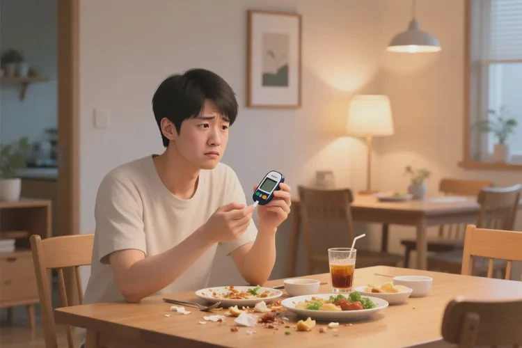 32岁晚餐血糖24.2是怎么回事(图1)