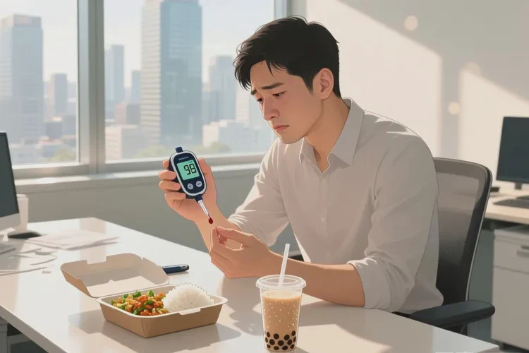 32岁中餐血糖13.5是怎么回事(图1)