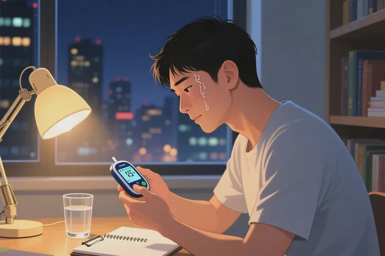 32岁晚餐血糖25.7是怎么回事(图1)