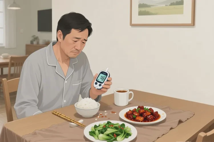 32岁晚餐血糖18.7是怎么回事(图1)