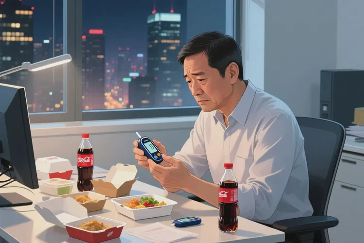 32岁中餐血糖18.2是怎么回事(图1)