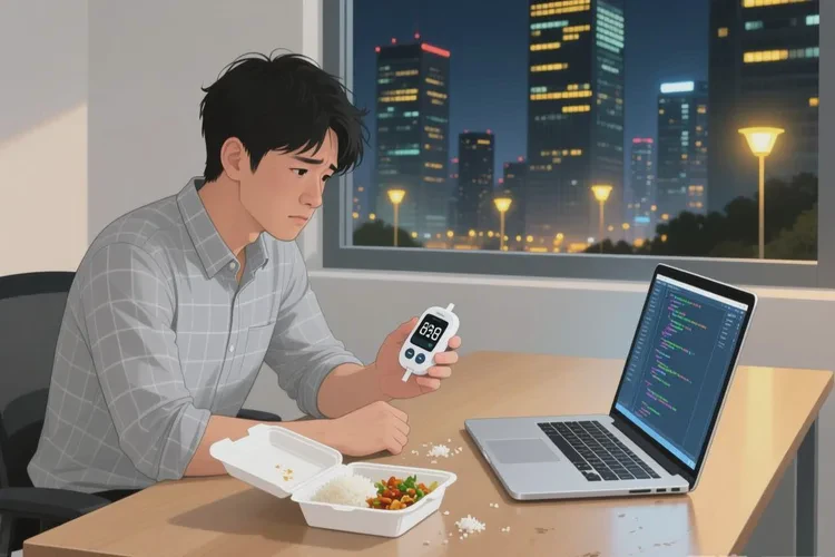 32岁中餐血糖14.2是怎么回事(图1)