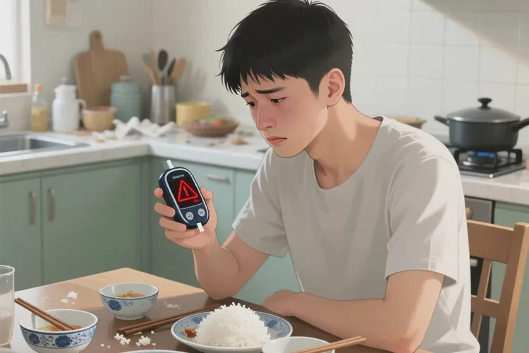 32岁中餐血糖17.6是怎么回事(图1)