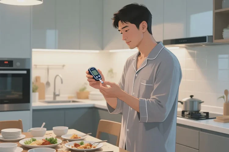 32岁晚餐血糖17点5是怎么回事(图1)