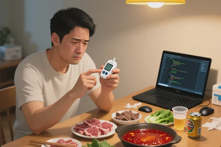 32岁晚餐血糖15.2是怎么回事(图1)