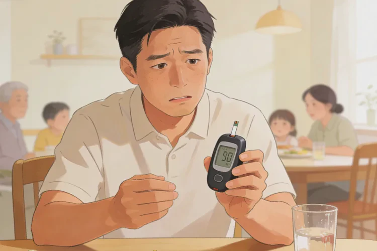 32岁晚餐血糖18点0是怎么回事(图1)