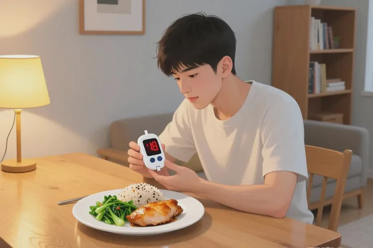 32岁晚餐血糖5.5是怎么回事(图1)