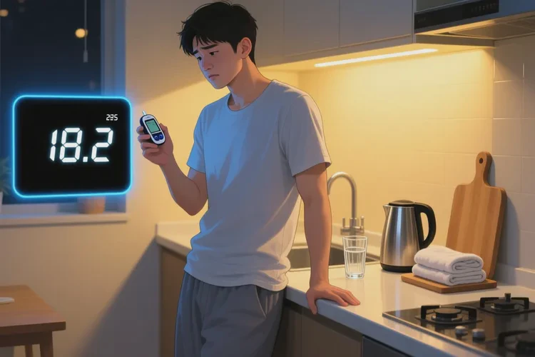 31岁晚上血糖18.2是怎么回事(图1)