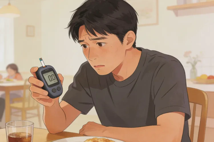 32岁晚餐血糖16点4是怎么回事(图1)