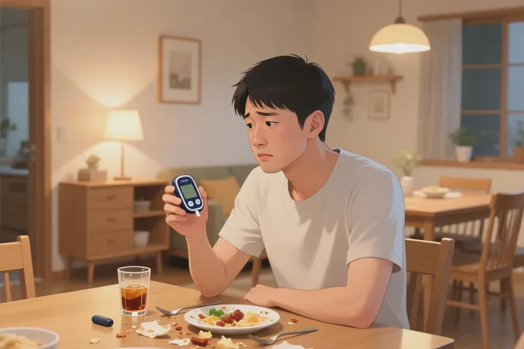 32岁晚餐血糖18.2是怎么回事(图1)