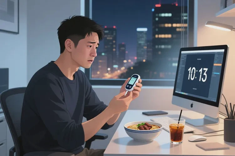 32岁中餐血糖15.6是怎么回事(图1)