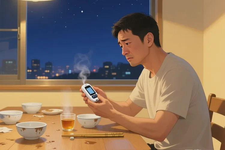 32岁晚餐血糖21.7是怎么回事(图1)