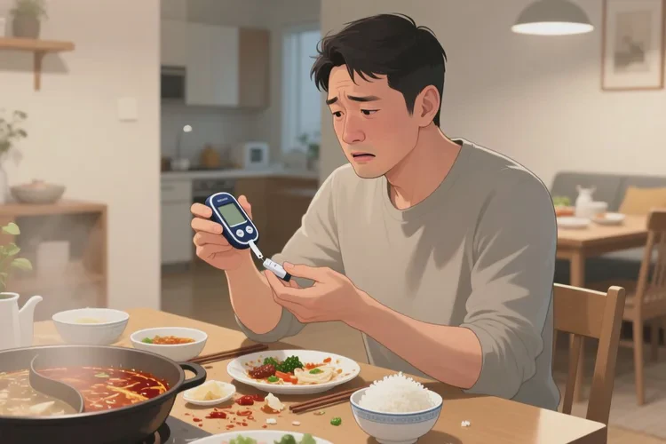 32岁晚餐血糖8点6是怎么回事(图1)