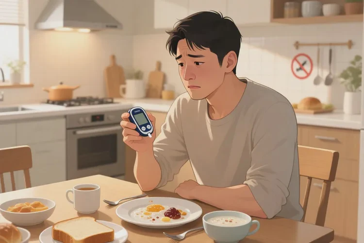 32岁早餐血糖16.6是怎么回事(图1)