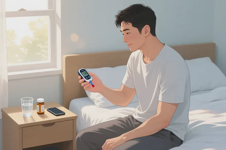 32岁早餐血糖12.8是怎么回事(图1)