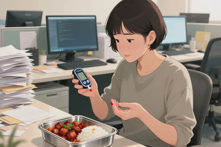 32岁中餐血糖5点7是怎么回事(图1)