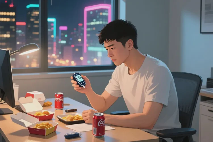 32岁餐后血糖19.8是怎么回事(图1)