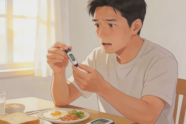 32岁早餐血糖14.2是怎么回事(图1)