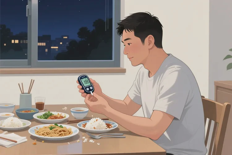 32岁晚餐血糖9.1是怎么回事(图1)