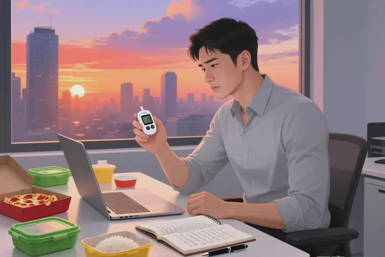 33岁中餐血糖12.1是怎么回事(图1)