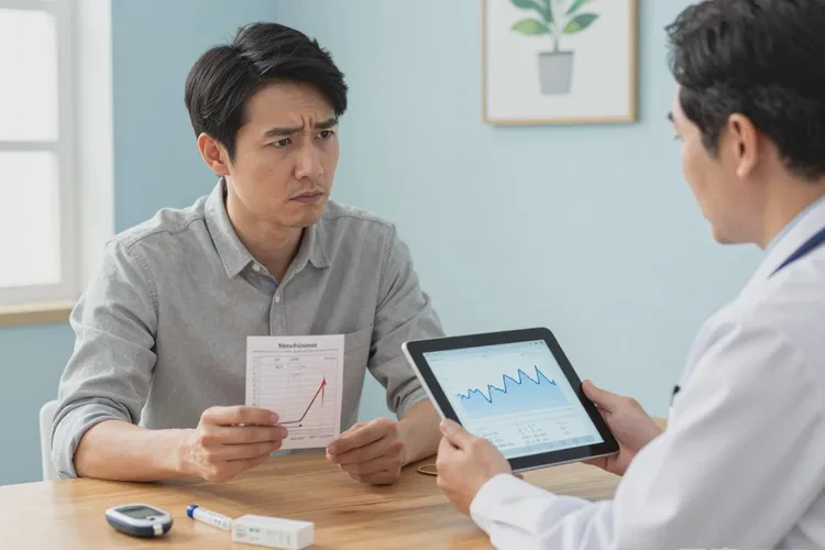 33岁空腹血糖21.4是怎么回事(图1)