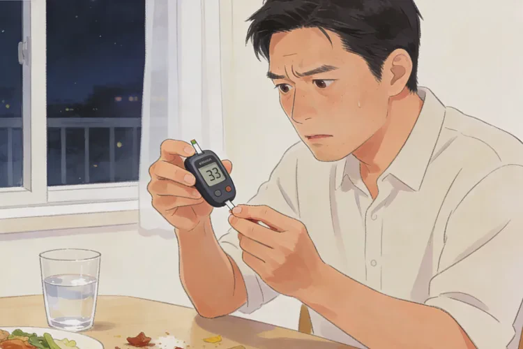 33岁晚餐血糖27.6是怎么回事(图1)