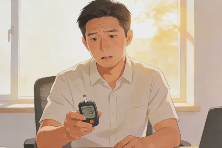 33岁中午血糖24.7是怎么回事(图1)