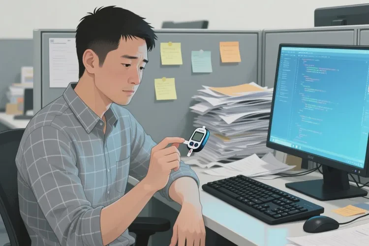 33岁晚餐血糖7点4是怎么回事(图1)