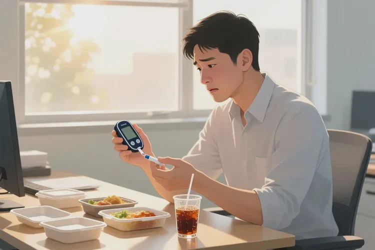 32岁中午血糖12.2是怎么回事(图1)