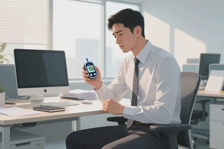 33岁中午血糖13.6是怎么回事(图1)