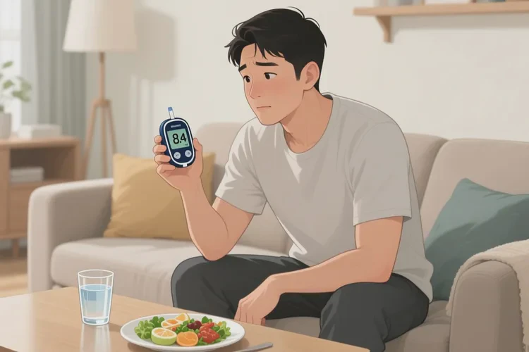 32岁晚上血糖8点4是怎么回事(图1)