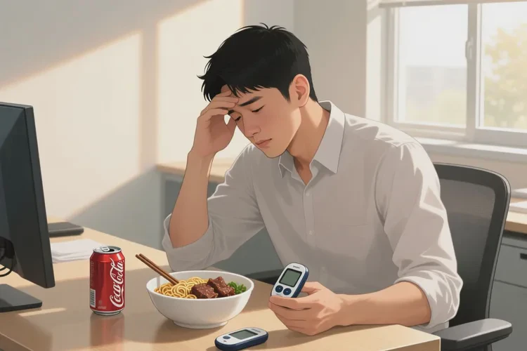 33岁中餐血糖18.6是怎么回事(图1)