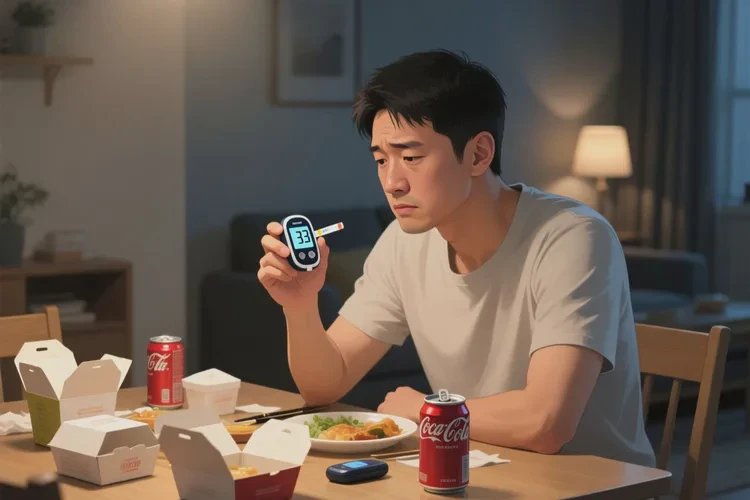 33岁晚餐血糖25.7是怎么回事(图1)