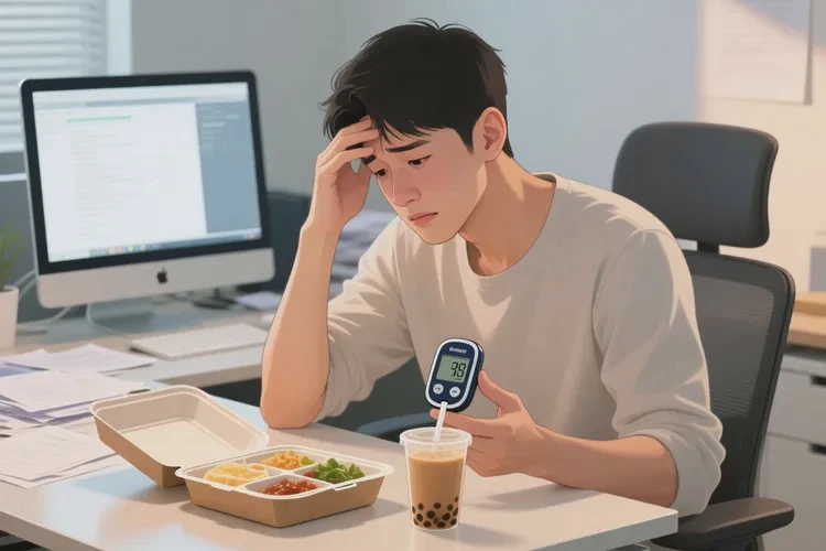 33岁晚餐血糖12.1是怎么回事(图1)