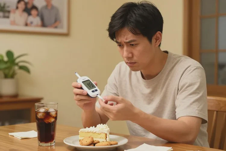 33岁晚餐血糖28.2是怎么回事(图1)