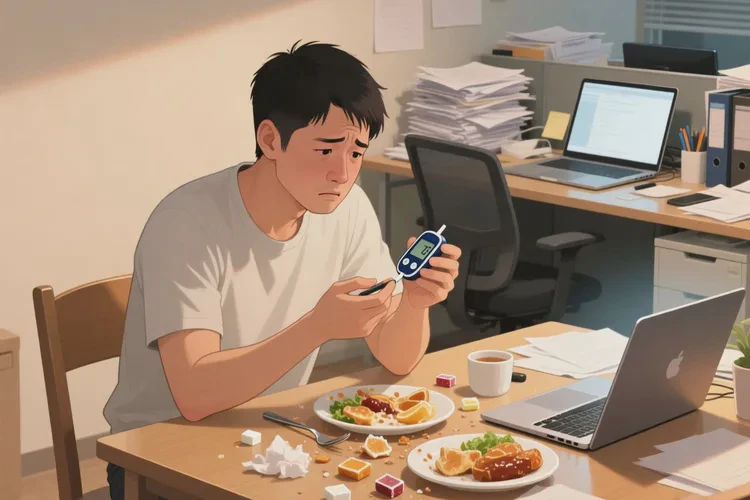 33岁晚餐血糖20.4是怎么回事(图1)