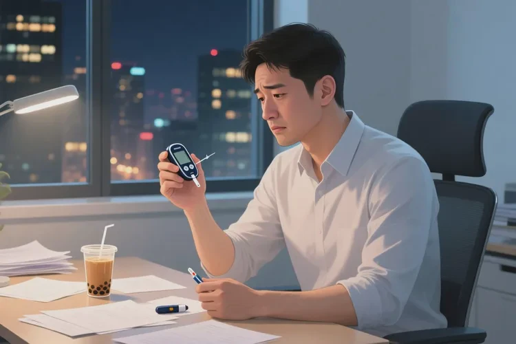 32岁晚上血糖13点2是怎么回事(图1)