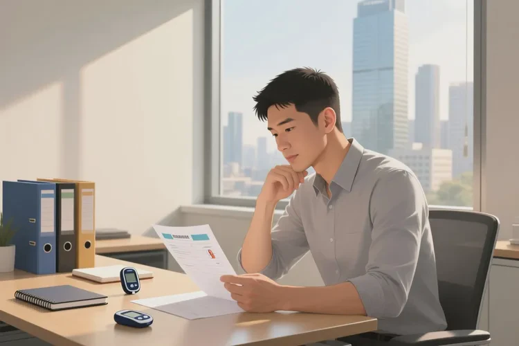 33岁中餐血糖5点0是怎么回事(图1)