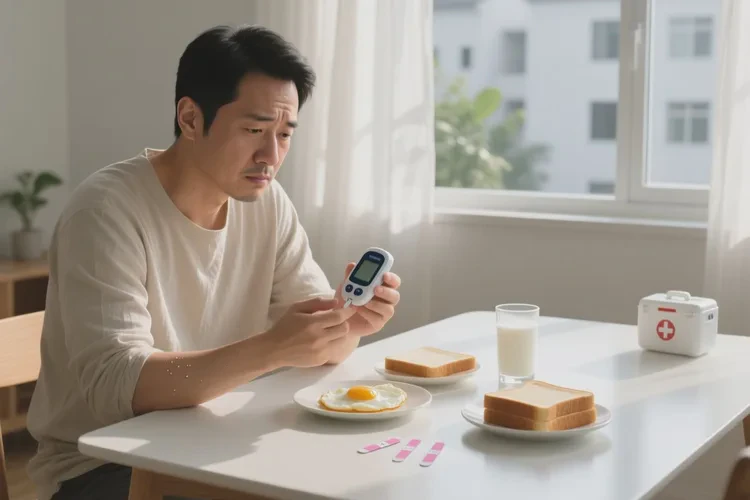 33岁早餐血糖19.5是怎么回事(图1)