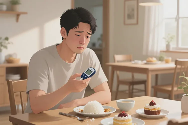 33岁晚餐血糖12点7是怎么回事(图1)