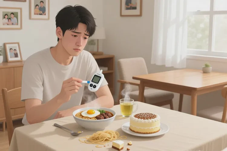 33岁晚餐血糖18.5是怎么回事(图1)