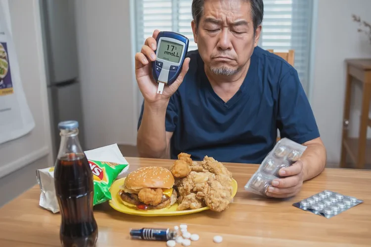 39岁晚餐血糖17点5是怎么回事(图1)