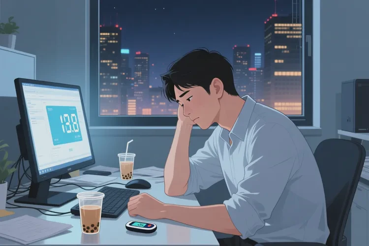 32岁晚上血糖8.8是怎么回事(图1)